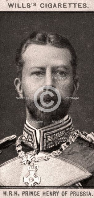 H.R.H Prince Henry of Prussia, 1908.Artist: WD & HO Wills