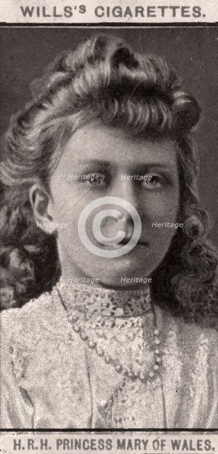 H.R.H Princess Mary of Wales, 1908.Artist: WD & HO Wills