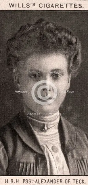 H.R.H, PSS. Alexander of Teck, 1908.Artist: WD & HO Wills