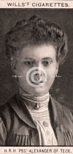 H.R.H, PSS. Alexander of Teck, 1908.Artist: WD & HO Wills