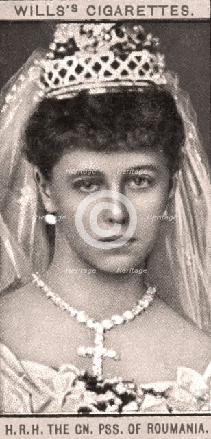 H.R.H The CN, PSS. Of Romania, 1908.Artist: WD & HO Wills