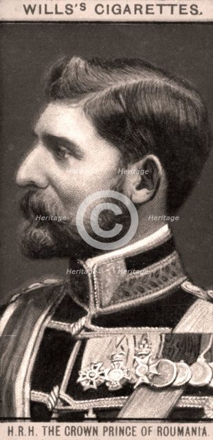 H.R.H The Crown Prince of Romania, 1908.Artist: WD & HO Wills