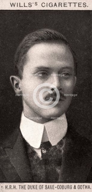 H.R.H The Duke of Saxe-Coburg & Gotha, 1908.Artist: WD & HO Wills