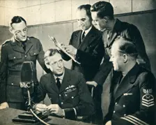 H.R.H. the late Duke of Kent taking part in American Independence Day 1942. Creator: Unknown