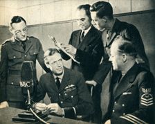 H.R.H. the late Duke of Kent taking part in American Independence Day 1942. Creator: Unknown
