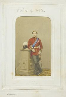 H.R.H. The Prince of Wales, 1860-69. Creator: John Jabez Edwin Mayall