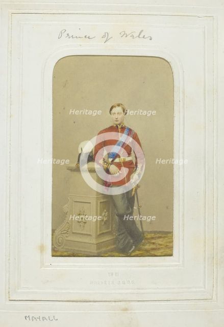 H.R.H. The Prince of Wales, 1860-69. Creator: John Jabez Edwin Mayall.