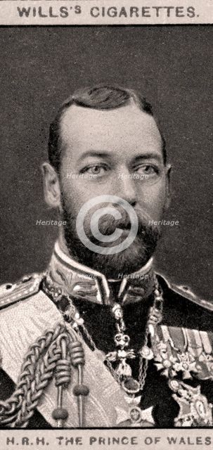 H.R.H The Prince of Wales, 1908.Artist: WD & HO Wills