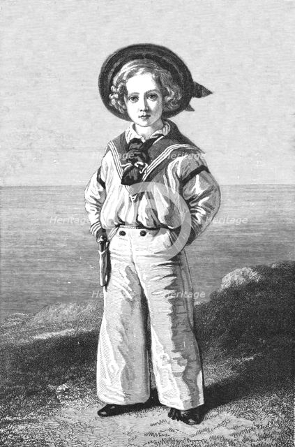 ''H.R.H. The Prince of Wales, at the age of Six; after F. Winterhalter', 1891 Creator: Franz Xaver Winterhalter.