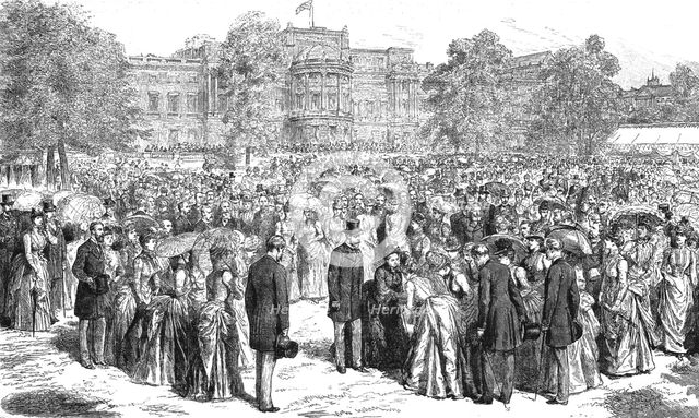 'H.R.H. The Prince of Wales attending Her Majesty at the Royal Jubilee Garden Party..., 1887', 1891. Creator: Unknown.