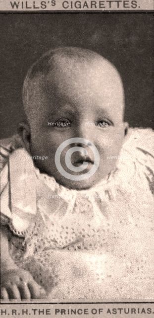 H.R.H The Prince of Asturias, 1908.Artist: WD & HO Wills