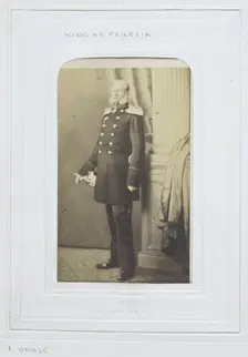 H.R.H. the Prince of Prussia, Prince-Regent, 1860-69. Creator: L. Haase & Company