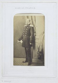 H.R.H. the Prince of Prussia, Prince-Regent, 1860-69. Creator: L. Haase & Company