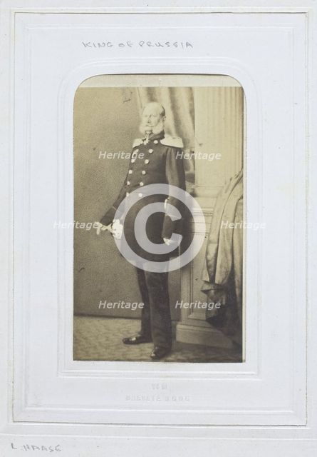 H.R.H. the Prince of Prussia, Prince-Regent, 1860-69. Creator: L. Haase & Company.