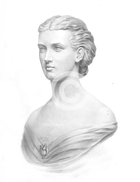'H.R.H. The Princess of Wales', 1859. Artist: William Roffe.