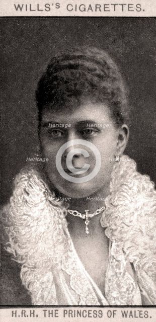 H.R.H The Princess of Wales, 1908.Artist: WD & HO Wills