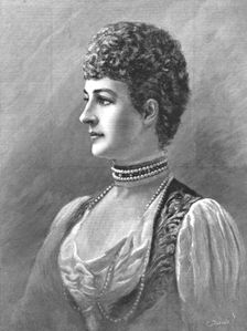 'H.R.H. The Princess of Wales, a pastel after Henry Van der Weyde 1888. Creator: Charles Roberts