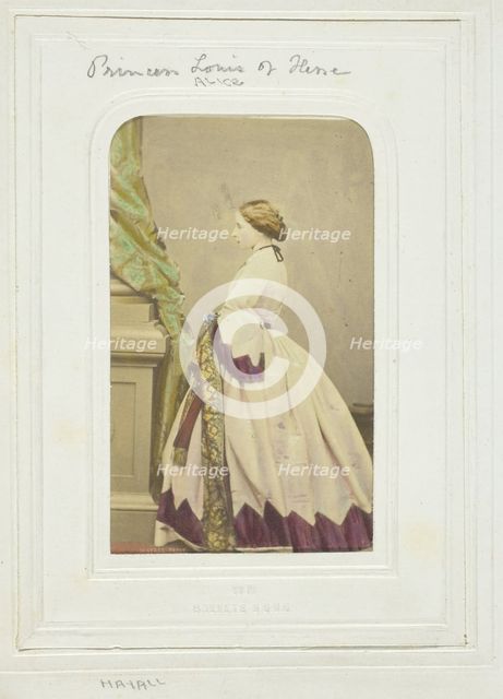 H.R.H. The Princess Alice, 1861. Creator: John Jabez Edwin Mayall.