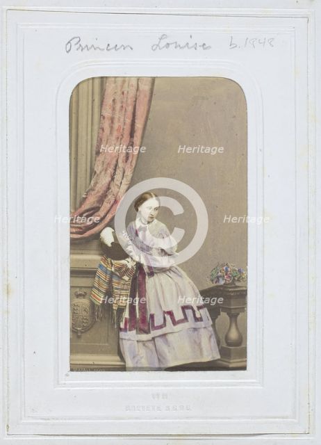 H.R.H. The Princess Louisa, 1861. Creator: John Jabez Edwin Mayall.