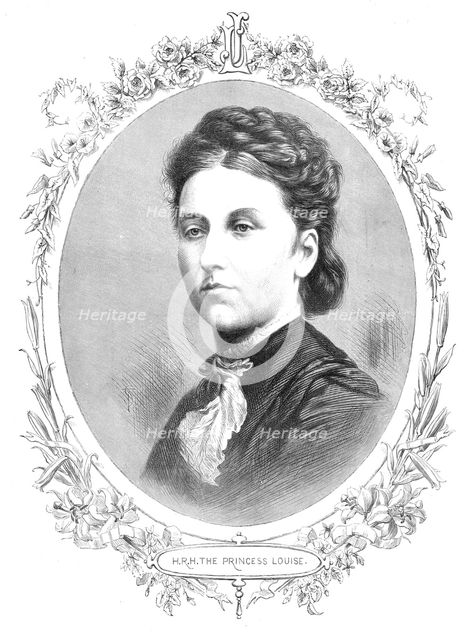 H.R.H. the Princess Louise, 1871. Creator: Unknown.