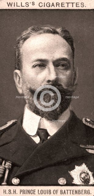H.S.H Prince Louis of Battenberg, 1908. Creator: WD & HO Wills.