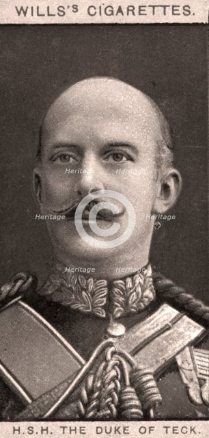 H.S.H The Duke of Teck, 1908.Artist: WD & HO Wills