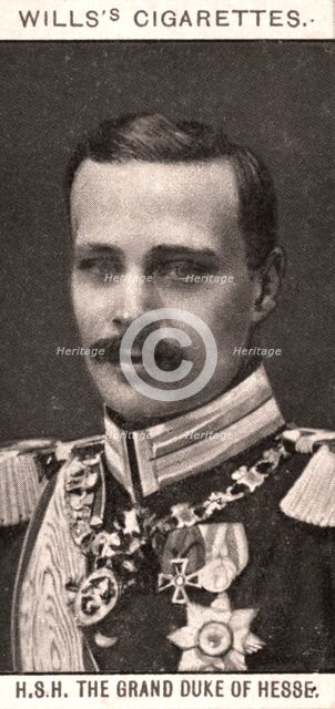 H.S.H The Grand Duke of Hesse, 1908.Artist: WD & HO Wills