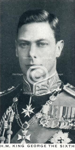 'HM King George The Sixth', 1937. Artist: Unknown.