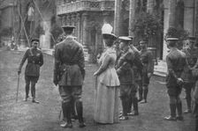 H.M. King George V and Queen Mary on the Eastern Lawns, 25th August 1915, (1939)