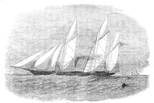 H.M. Screw Gun-Vessel "Wrangler", built for the Baltic, 1854. Creator: Unknown