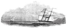 H.M. Steamer "Rifleman", in Chase of a Brazilian Slaver, 1850. Creator: Unknown