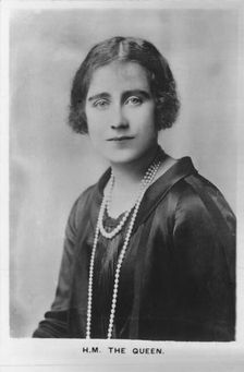 HM Queen Elizabeth, the Queen Mother 1937. Creator: Unknown