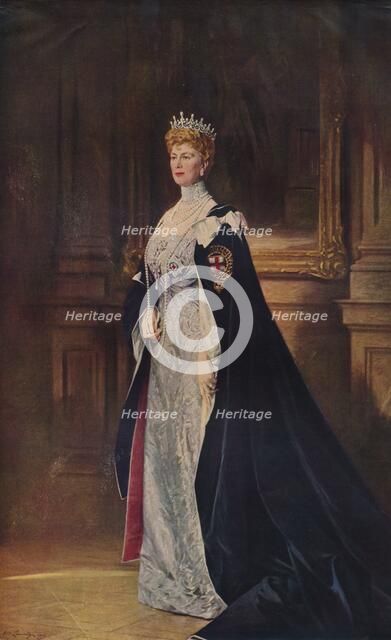 'H.M. Queen Mary', 1910 (1935). Artist: Sir William Llewellyn.