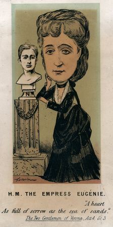 HM the Empress Eugénie c1879.Artist: Faustin