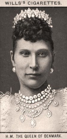 H.M The Queen of Denmark, 1908.Artist: WD & HO Wills