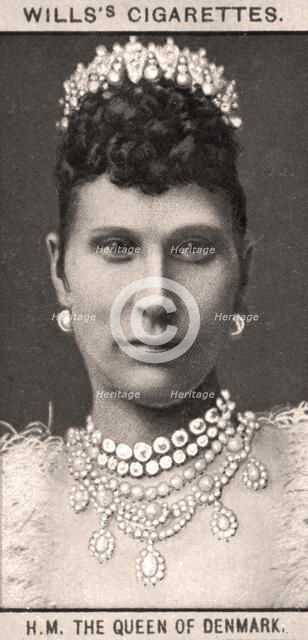 H.M The Queen of Denmark, 1908.Artist: WD & HO Wills