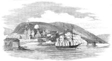 H.M.S. "Miranda" destroying the City of Kola, the Capital of Russian Lapland, 1854. Creator: Unknown