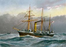 HMS Nymphe Royal Navy sloop, c1890-c1893
