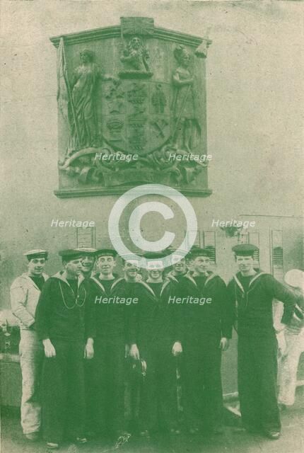 HMS 'New Zealand', c1918 (1919). Artist: Unknown.