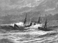 'HMS"Arethusa" Homeward bound with the Mail 1890. Creator: Charles William Wyllie