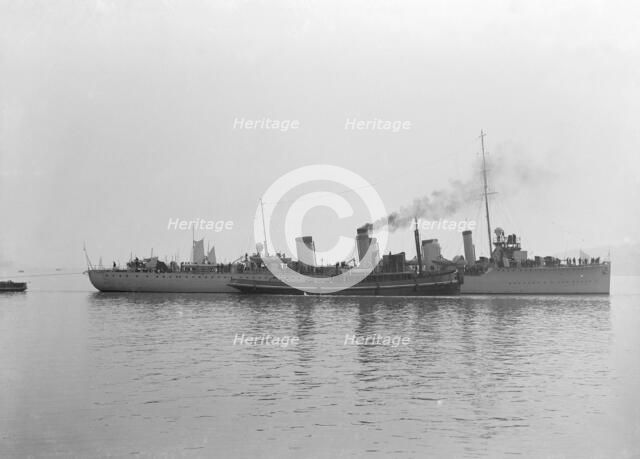 'HMS Broke', 1914. Creator: Kirk & Sons of Cowes.