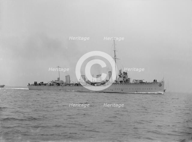 'HMS Broke', 1914. Creator: Kirk & Sons of Cowes.