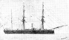 H.M.S. Curaçoa, 1890. Creator: Unknown