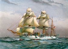 HMS Calliope Royal Navy 3rd class cruiser, c1890-c1893