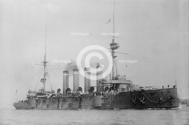HMS Euryalus, between c1910 and c1915. Creator: Bain News Service.