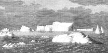 H.M.S. Himalaya among icebergs in the South Pacific, 1864. Creator: Unknown