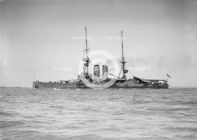 'HMS Hindustan', 1911. Creator: Kirk & Sons of Cowes.