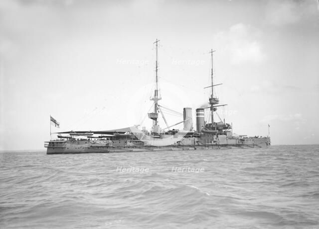 'HMS Hindustan', 1911. Creator: Kirk & Sons of Cowes.