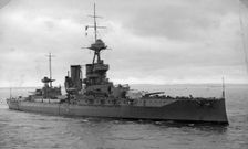 HMS Iron Duke British battleship, c1936-c1937
