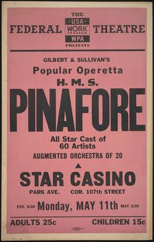 H.M.S. Pinafore, New York, [193-]. Creator: Unknown